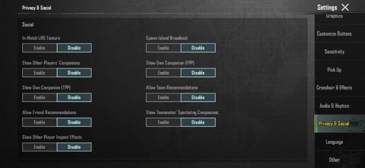 Fix BGMI Lag by Disable Advance Settings