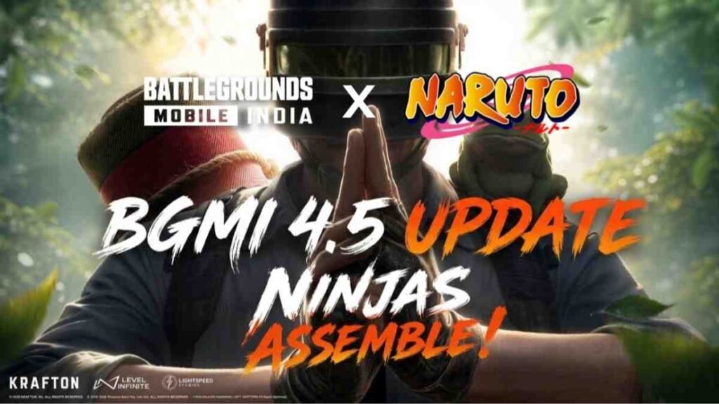 BGMI 4.5 Update Naruto