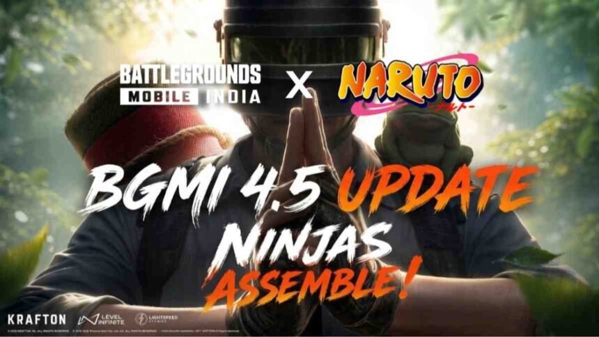 BGMI 4.5 Update Naruto