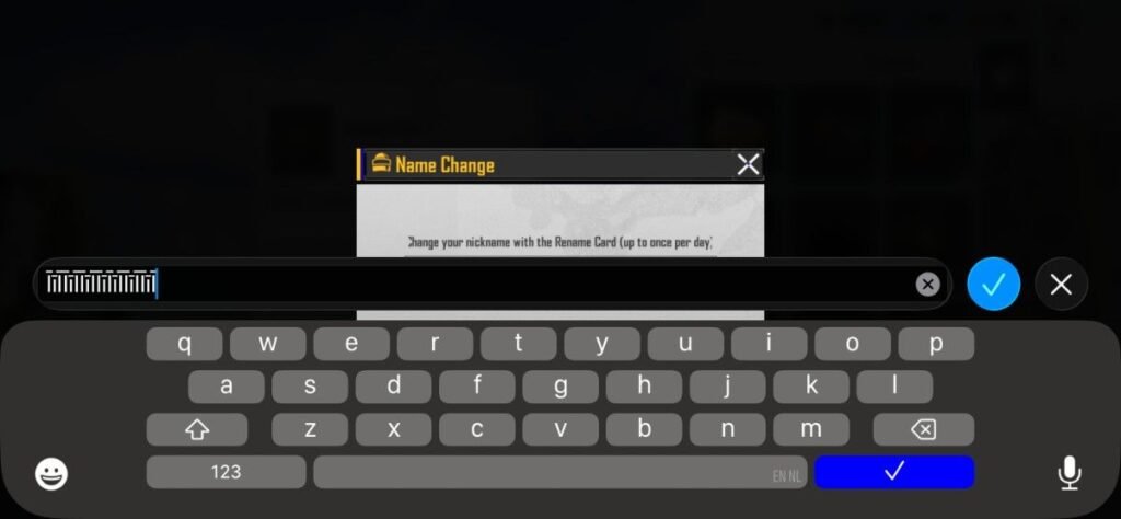 BGMI Invisible Name Symbol