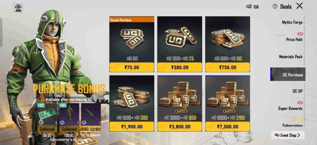 How to Buy UC in BGMI